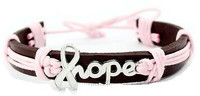 bracelet "hope" (espoir) cancer, neuf