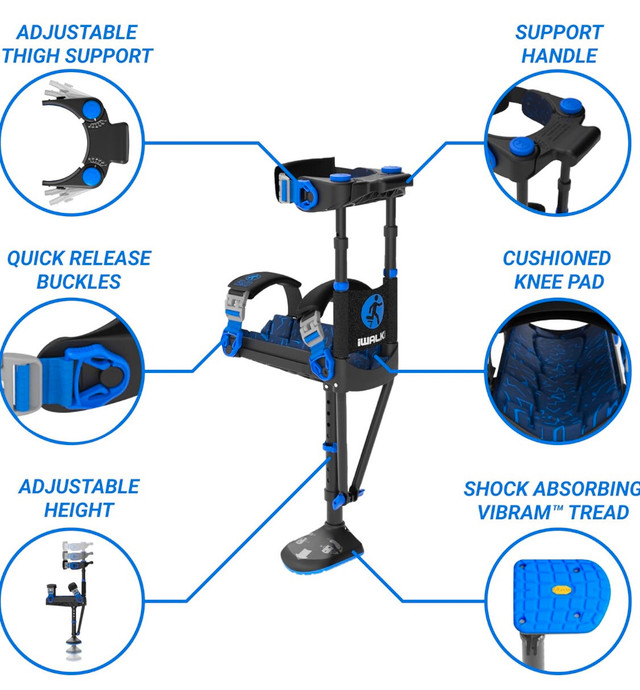 IWALK 3.0 Knee Crutch in Health & Special Needs in Pembroke - Image 3