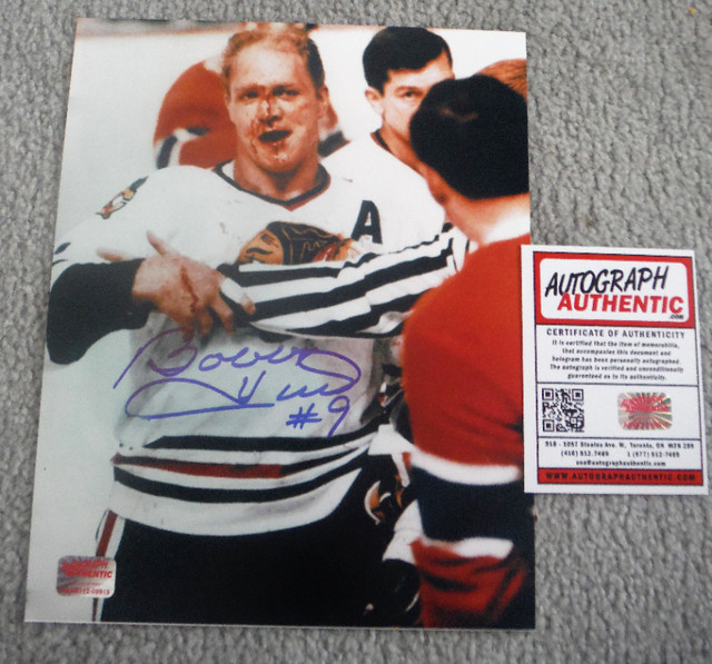 Bobby Hull autographed 8"x10" photos with COA's for sale ! in Arts & Collectibles in City of Halifax - Image 4