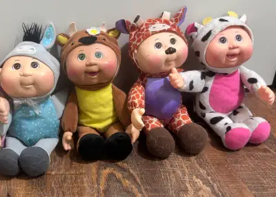 4 Cabbage Patch Dolls, View more