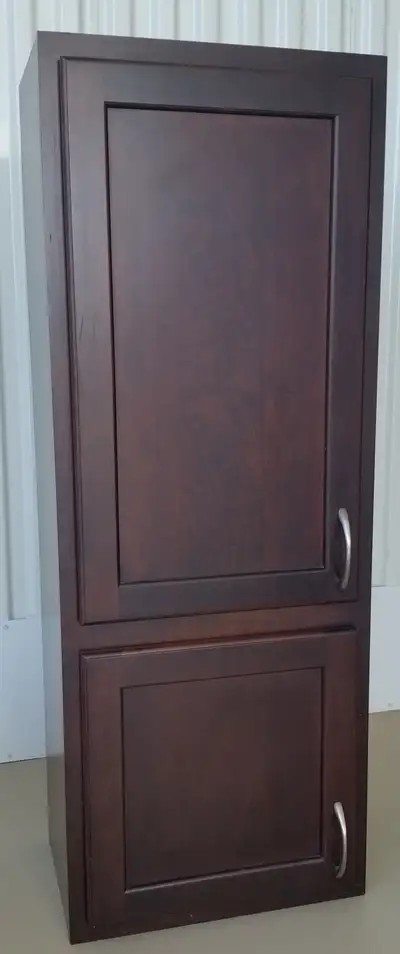 48" Tall Solid wood Cabinet- Like new $100, View more