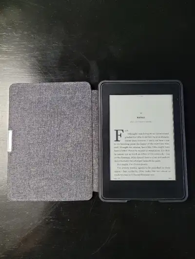 7th generation kindle paperwhite with leather case, View more