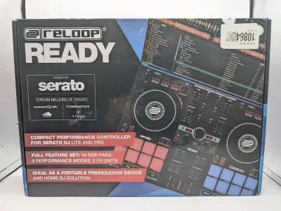 Reloop Ready Portable Performance DJ Controller For Serato *NEW*, View more