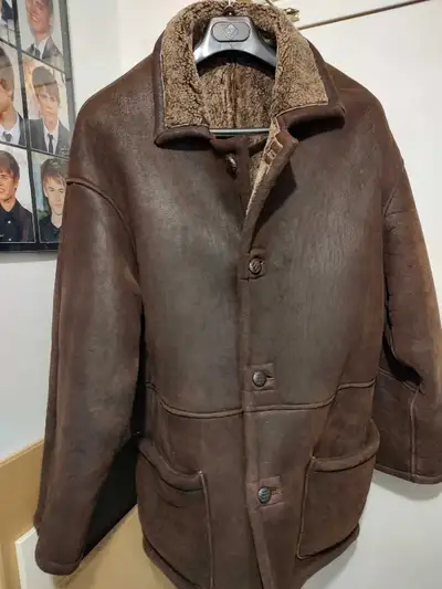 Wery warm XL Genuine shearling winter coat, downtown, View more