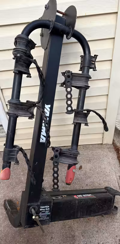 Swing-Away Bike Rack. The FullSwing swings away from the car with bikes loaded, providing effortless...