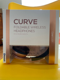 Core Audio Curve Foldable Wireless Headphones With Bluetooth