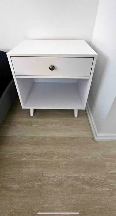 Solid wood nightstand, View more