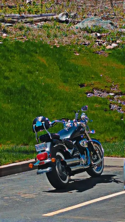Clean Suzuki Boulevard C50T available, comes with saddles bags. Purchased it from a elderly couple w...