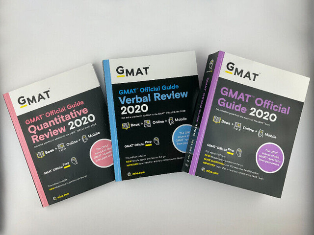 GMAT Official Guide 2020 Bundle: 3 Books in Textbooks in Mississauga / Peel Region