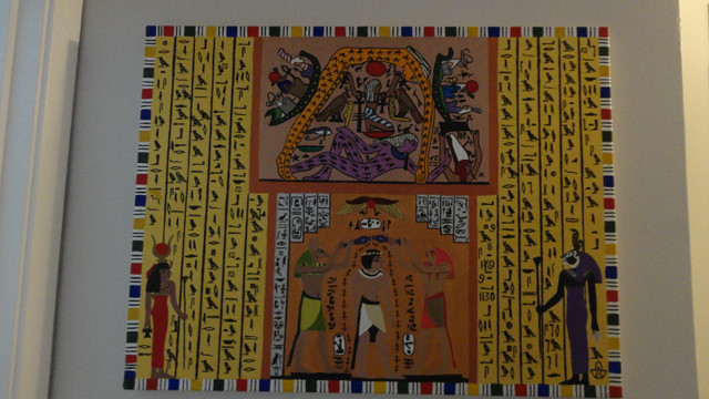 Ancient Egyptian Art Acrylic painting – Art #10 in Arts & Collectibles in Ottawa - Image 3