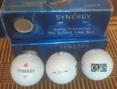 Synergy Titanium Core The Softest Long Ball I have 2 box =3 balls Each Box @$12/- No Shipping. Pick...