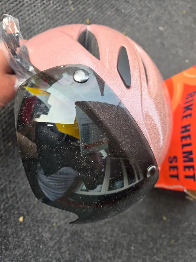 Bike Helmet and Cycling Sunglasses with LED Light in Road in City of Toronto - Image 6