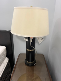 Table   Lamps  Light Bases Black/Brass