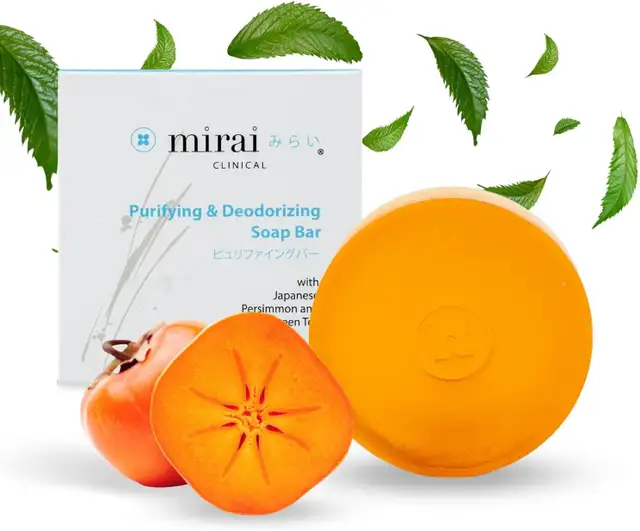 Persimmon Soap Bar with Japanese Green Tea (Brand New)