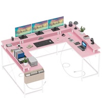 New GAOMON U Shaped Gaming Desk,  Monitor Stand and LED Lights City of Toronto Toronto (GTA) Preview