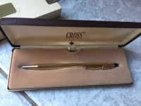Vintage Cross pen 10K with gold filled logo