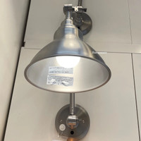 Ikea ANKARSPEL Wall lamp, pewter effect 13" Adjustable BRAND NEW
