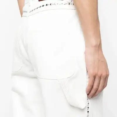 Wales Bonner White Studded Jeans, View more