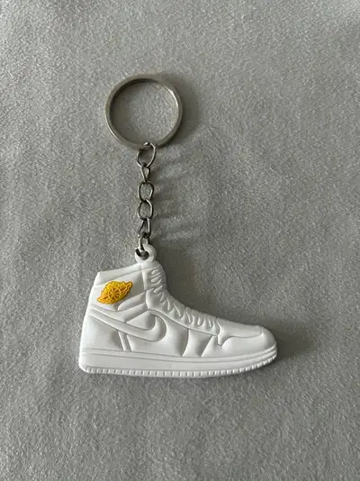 Air Jordan 1 Keychain 2D White, View more