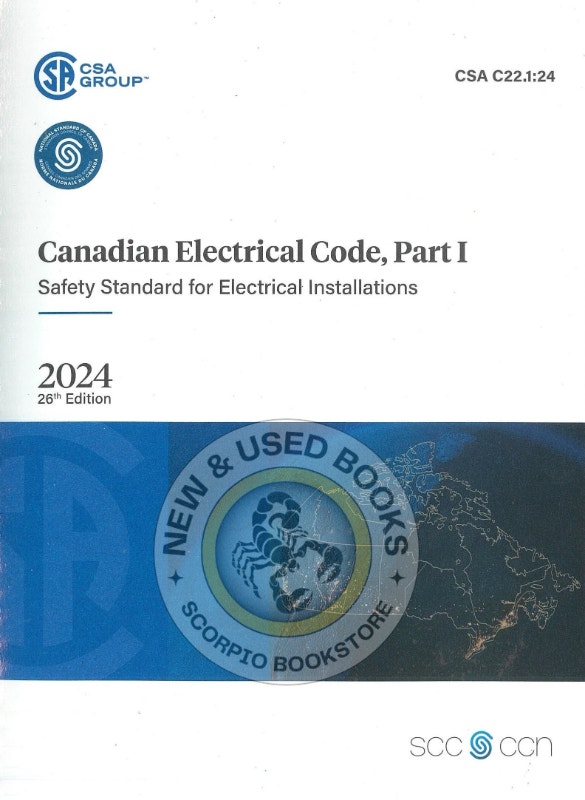 Canadian Electrical Code Part I 26th Edition by CSA 2022461 | Textbooks ...
