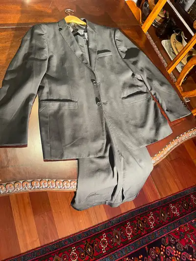 suit men’s black suit, View more