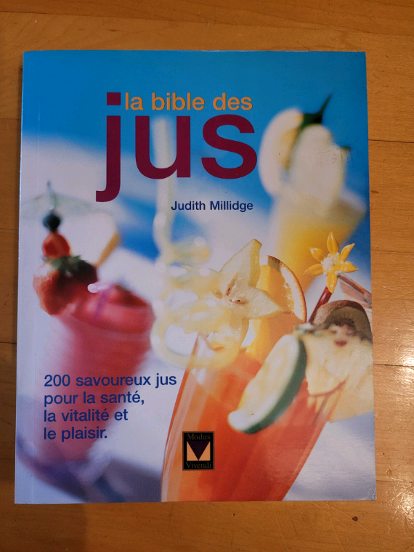Juice Bible Recipe Book by Judith Millidge