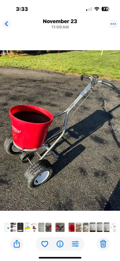 Fertilizer Spreader Earthway Commercial, View more