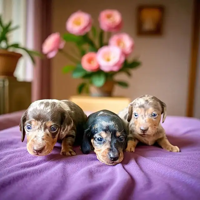 Chiots Teckel (Dachshund) – Prêts à partir fin août in Dogs & Puppies for Rehoming in City of Montréal - Image 10
