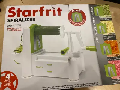 BNIB Starfrit Spiralizer, View more