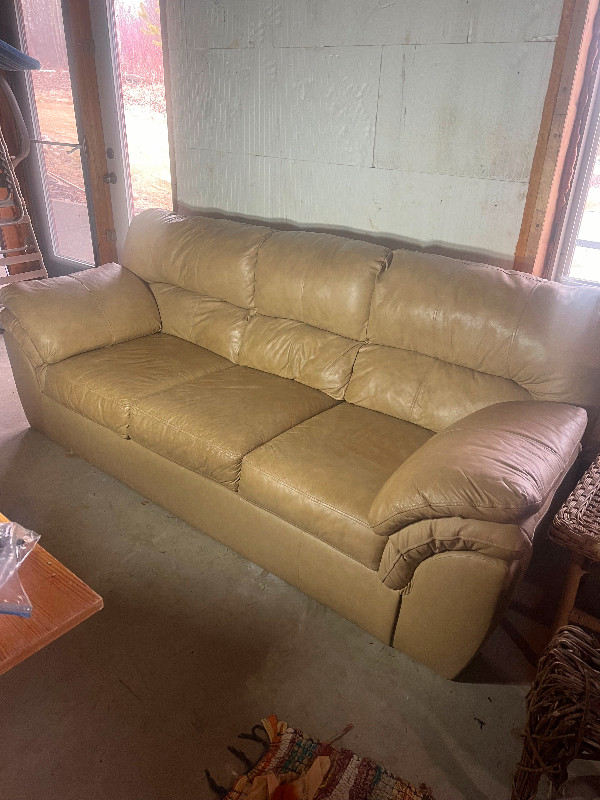 Leather couch for sale in Couches & Futons in Strathcona County
