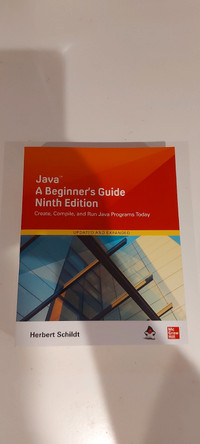 Java Beginners Guide 9th Edition 