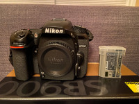 Nikon d7500 with 2 genuine batteries and box