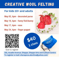 Creative felting classes