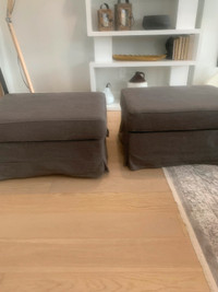 2 Ottoman with storage  in good conditions
