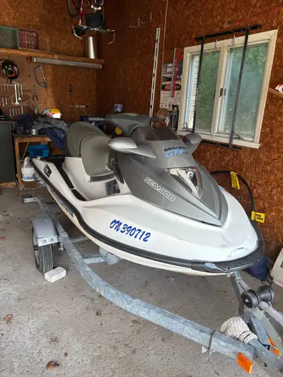 2006 Bombardier GTX 155 with trailer. Call or text 613-936-3790.