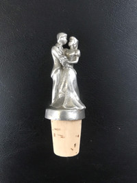 NS “Seagull Pewter” Bride & Groom/Wedding Wine Bottle Stopper