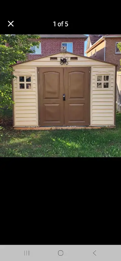 10.5x8 Duramax Vinyl Garden Shed – Durable & Maintenance-Free!  , View more