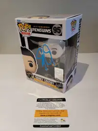 Autographed Signed Sidney Crosby Funko Pop #95 comes with COA