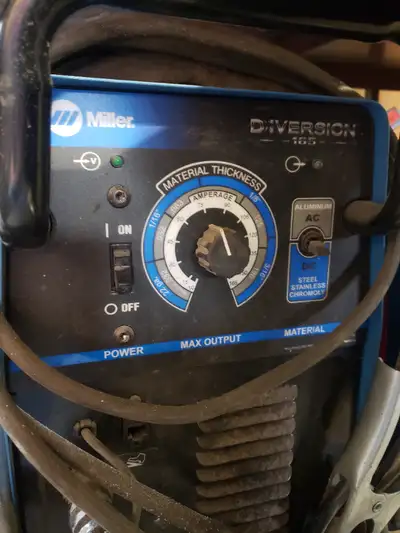 diversion 165 tig welder i got it new years ago and have not used it much in years
