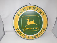John deere 18" round sign