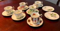 Royal Adderley Canadian Provincial Flowers Tea Cup Set