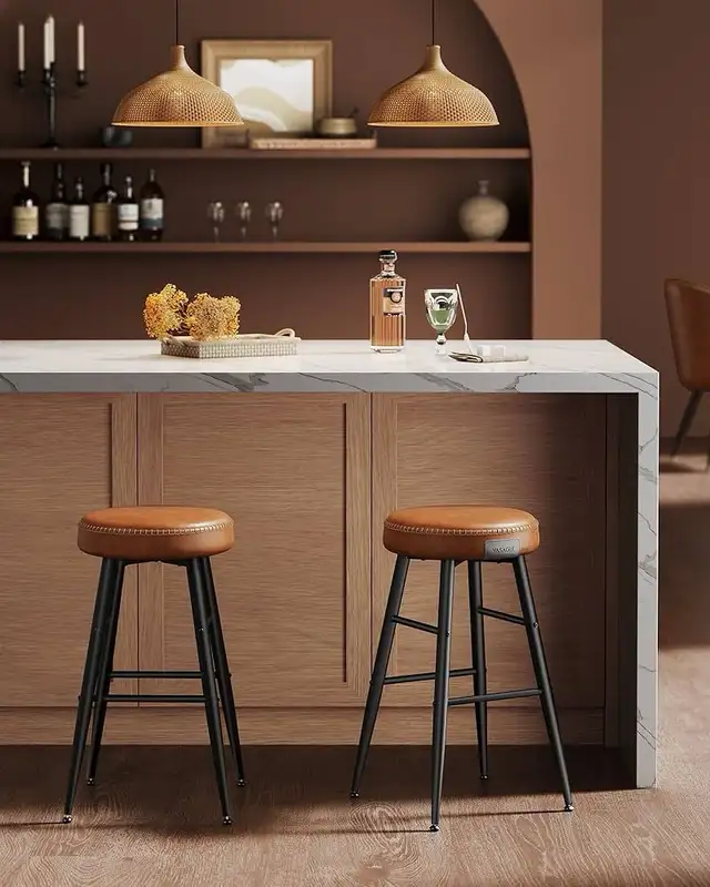 Kitchen Counter Stools, Breakfast Stools, Synthetic Leather with in Chairs & Recliners in Markham / York Region - Image 10
