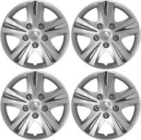 Custom Accessories 96411 GT-5 Silver 15" Wheel Cover, Pack of 4