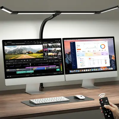 ONEMIX 42" LED Desk Lamp with Clamp, Architect Desk Light with R, View more