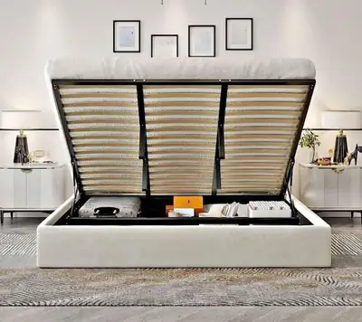 Storage bed - Queen size, View more