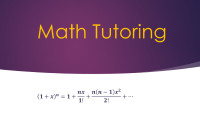 Experienced Tutor for School/Cegep/University Math Courses !
