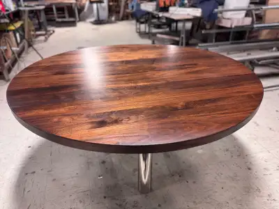 black walnut round table, View more