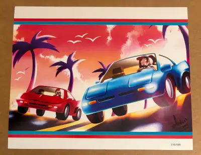 This autographed photo is absolutely immaculate and comes in an acrylic top loader sleeve for added...