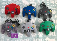 Nintendo 64 Controllers Official OEM ⎮   $40  Each