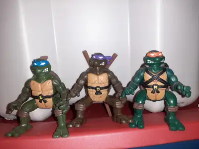 3x ninja action tmnt Ninja turtles feat. Black Belt Boxer Mike, View more